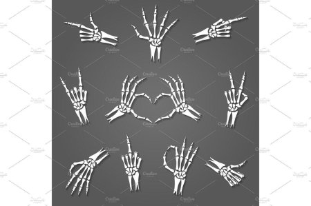 Рука скелет