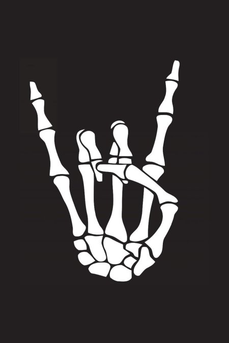 Рука скелета рок