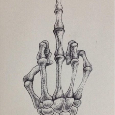 Рука скелет