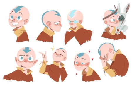 Стикеры легенда об аанге