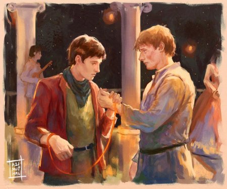 Мерлин и артур слэш