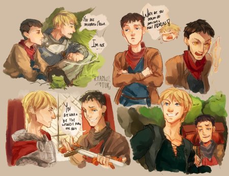 Мерлин сериал арты