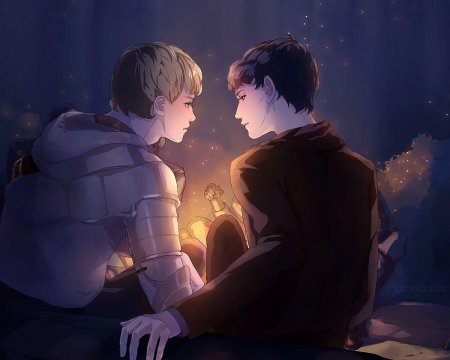 Артур пендрагон и мерлин арт