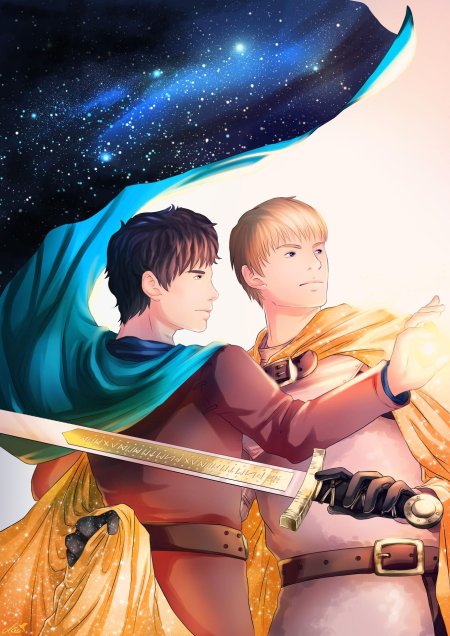 Артур пендрагон и мерлин арт