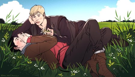 Артур и мерлин яой