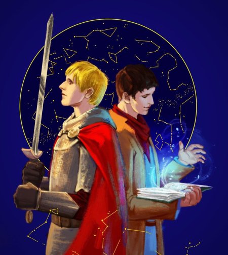 Артур пендрагон и мерлин арт