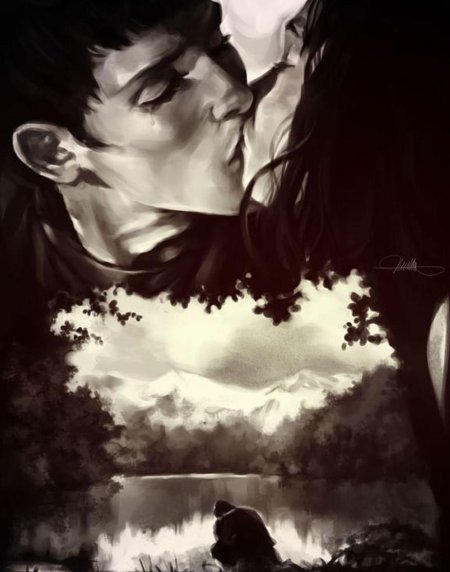 Мерлин и моргана поцелуй