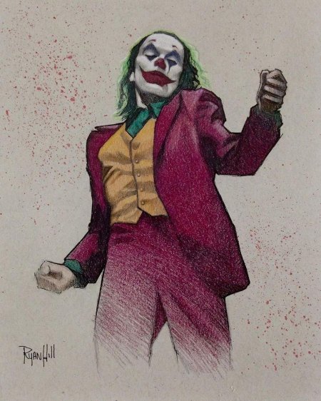 Джокер скетч хоакин феникс