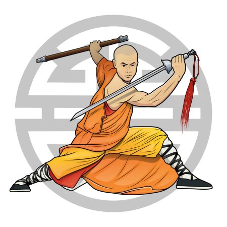 Кунг фу монахи шаолинь