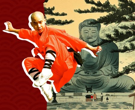 Шаолиньский монах прическа