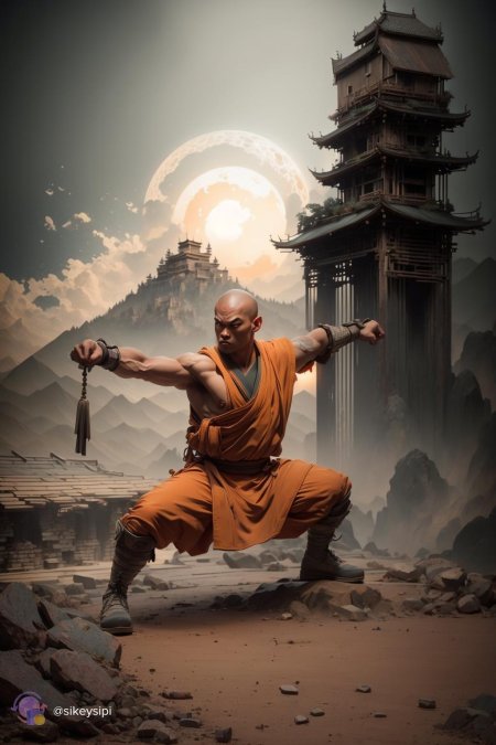 Шаолинь монах