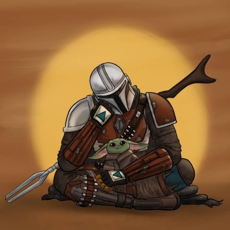 Звездные войны арт мандалорец