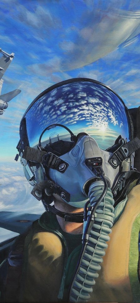 Шлем пилота истребителя