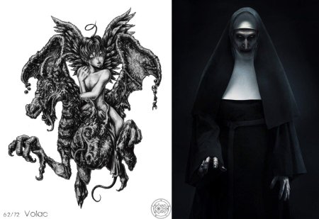 Валак демон монахиня