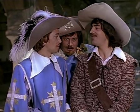 Д'артаньян и 3 мушкетера