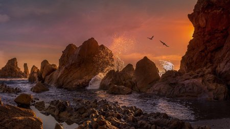 Пейзаж со скалами