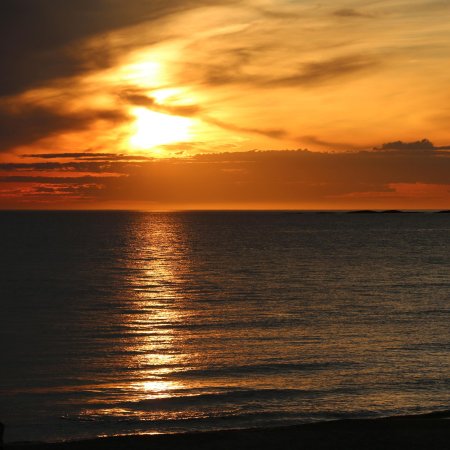 Закат на море