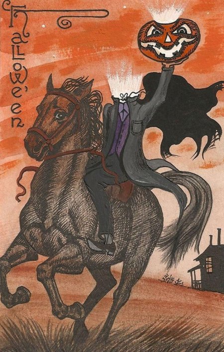 Сонная лощина всадник без головы арт