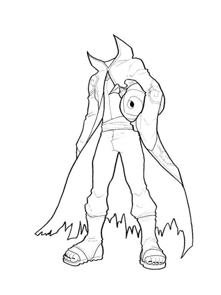 Вампир раскраска