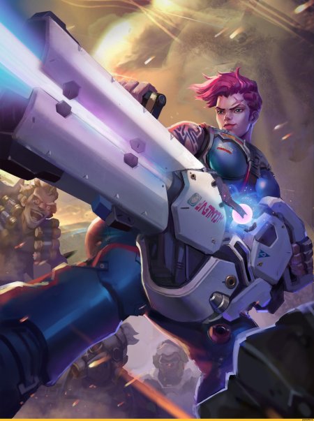 Заря овервотч арт