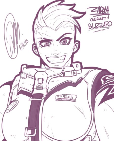 Заря овервотч арт