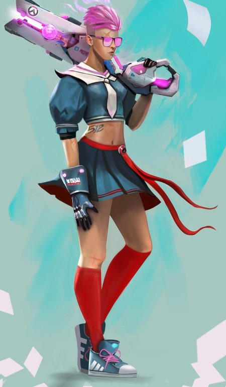 Заря овервотч арт