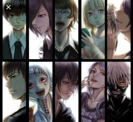 Герои аниме токийский гуль