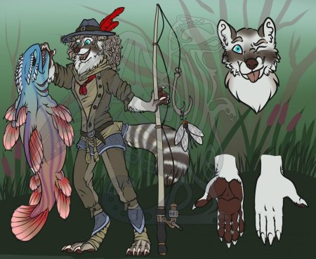 Ticklish raccoon фурри