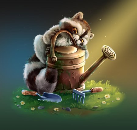 Енот мультяшный