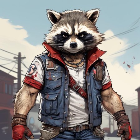 Реактивный енот марвел