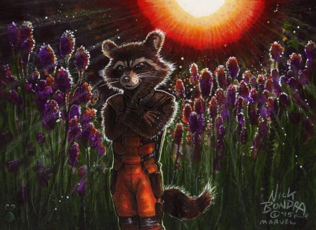 Енот ракета стражи галактики