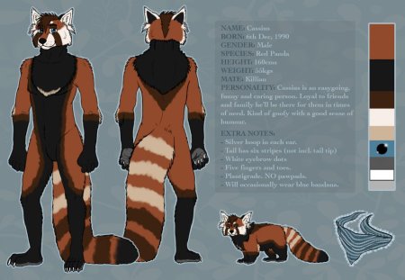 Красная панда фурсона