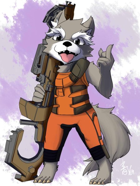 Енот ракета фурри