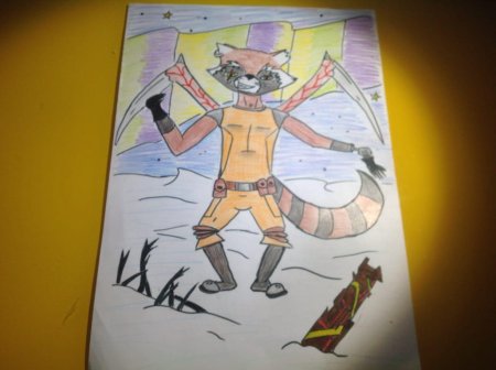 Стражи галактики енот ракета