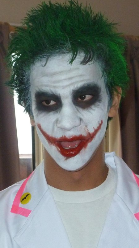 Макияж хэллоуин джокер джокер