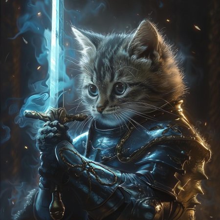 Котенок в доспехах