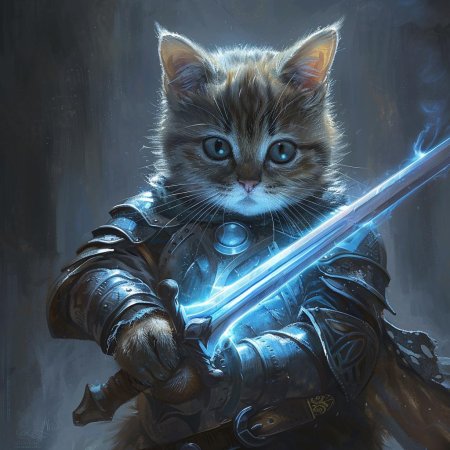 Котик в доспехах