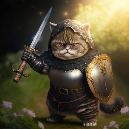Кот в доспехах