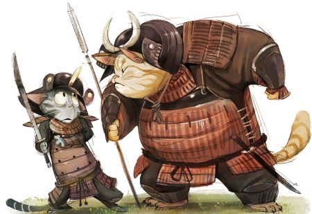 Коты самураи