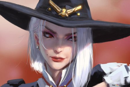 Эш овервотч арт