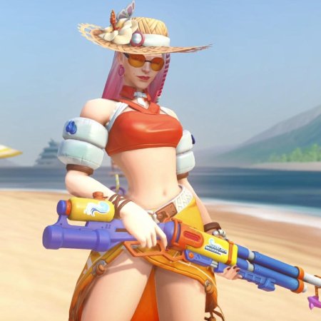 Пляжная эш овервотч