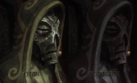 Ретекстур масок драконьих жрецов скайрим