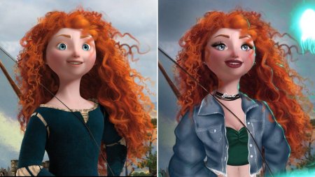 Храбрая сердцем маленькая мерида