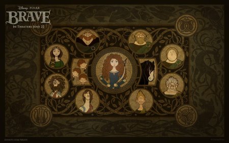 Храбрая сердцем гобелен