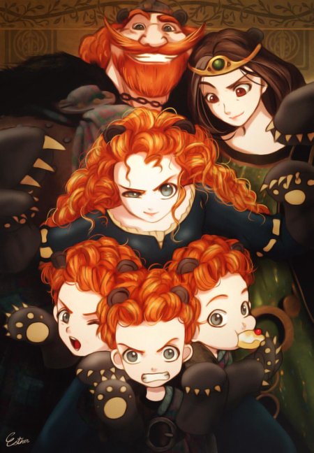 Храбрая сердцем братья мериды