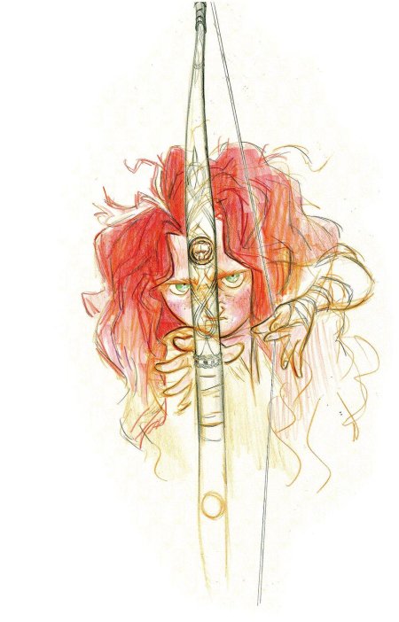 Мерида храбрая сердцем концепт