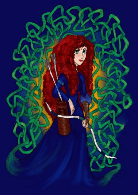 Мерида храбрая сердцем