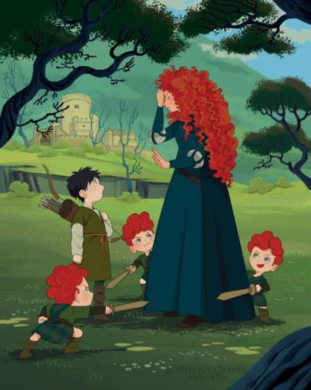 Мерида храброе сердце