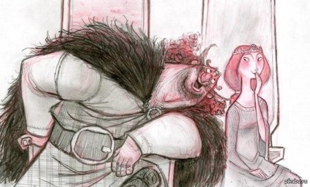 Фергус храбрая сердцем арт