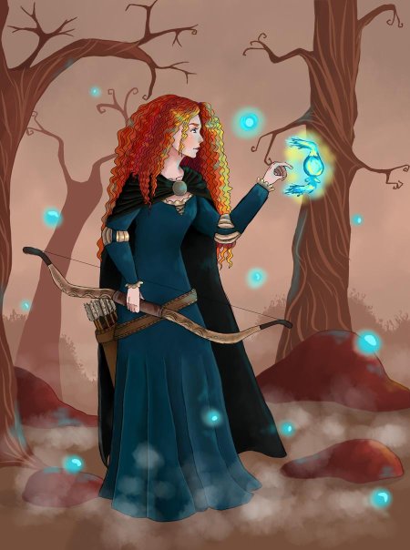 Мерида из храбрая сердцем